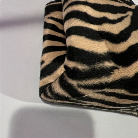 Kate Spade Vintage Black and Cream Zebra Faux Fur Mini Tote Bag - Picture 9 of 15